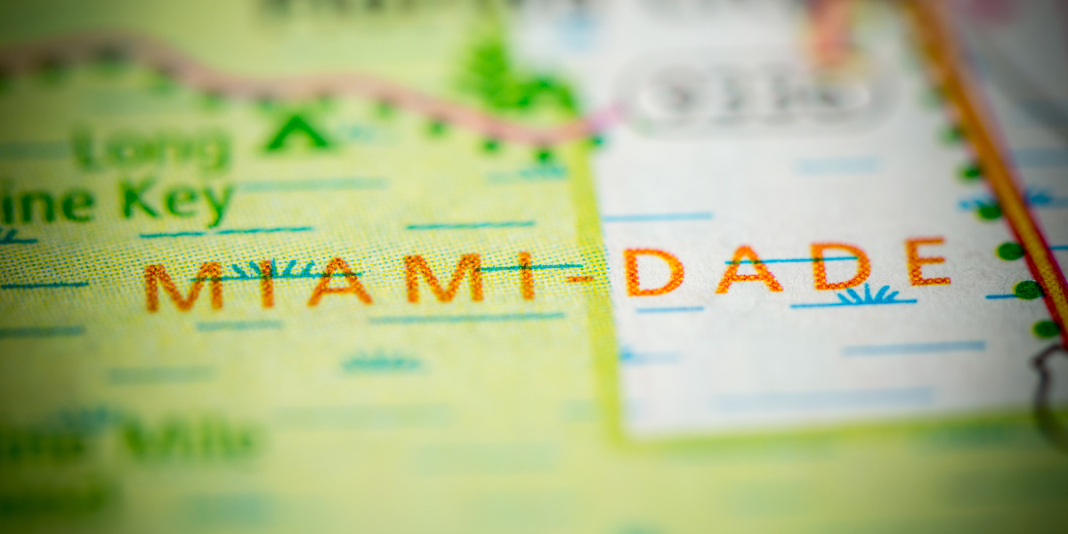 Map Miami Dade Map