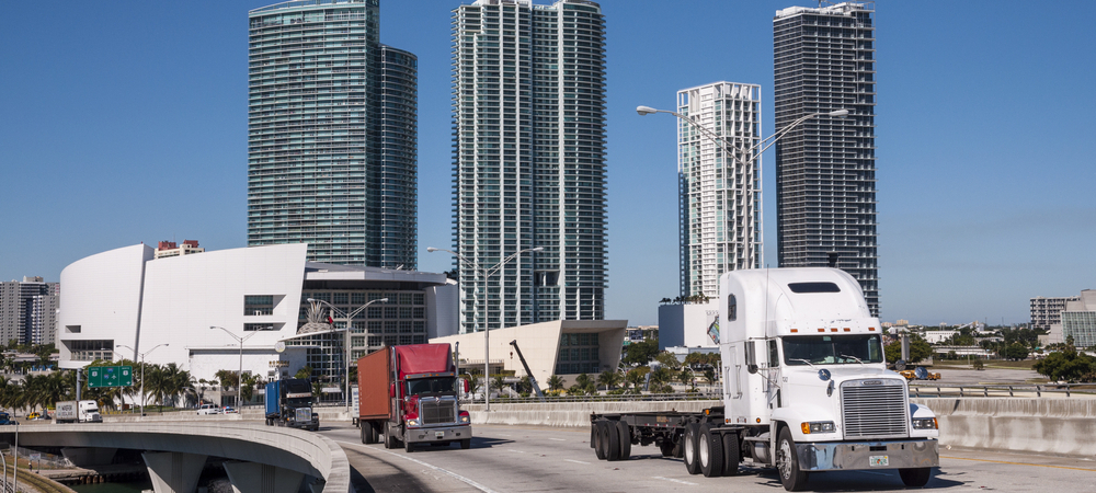 Trucks On Highway