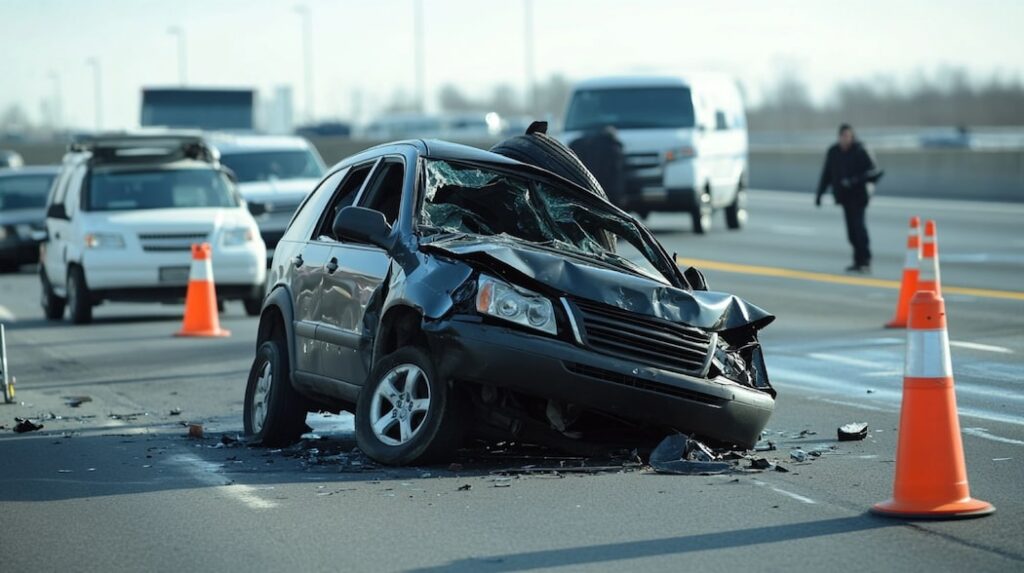 Accident Car Accident on road